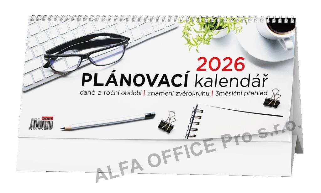 Kalendář stolní plánovací DAŃOVÝ - Daňový / BSC11