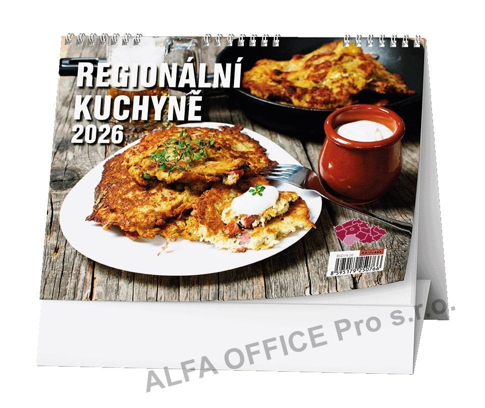 Kalendář stolní obrázkový - Regionální kuchyně / BSD14