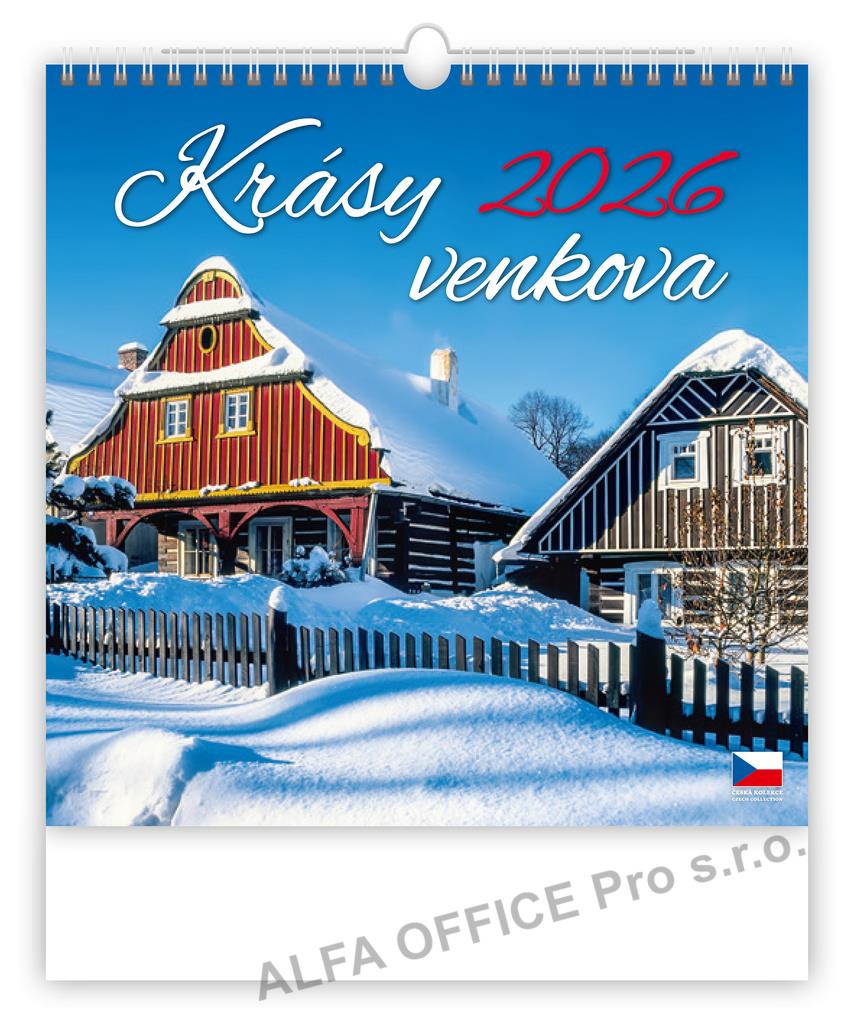 Kalendář nástěnný - Krásy venkova / N174