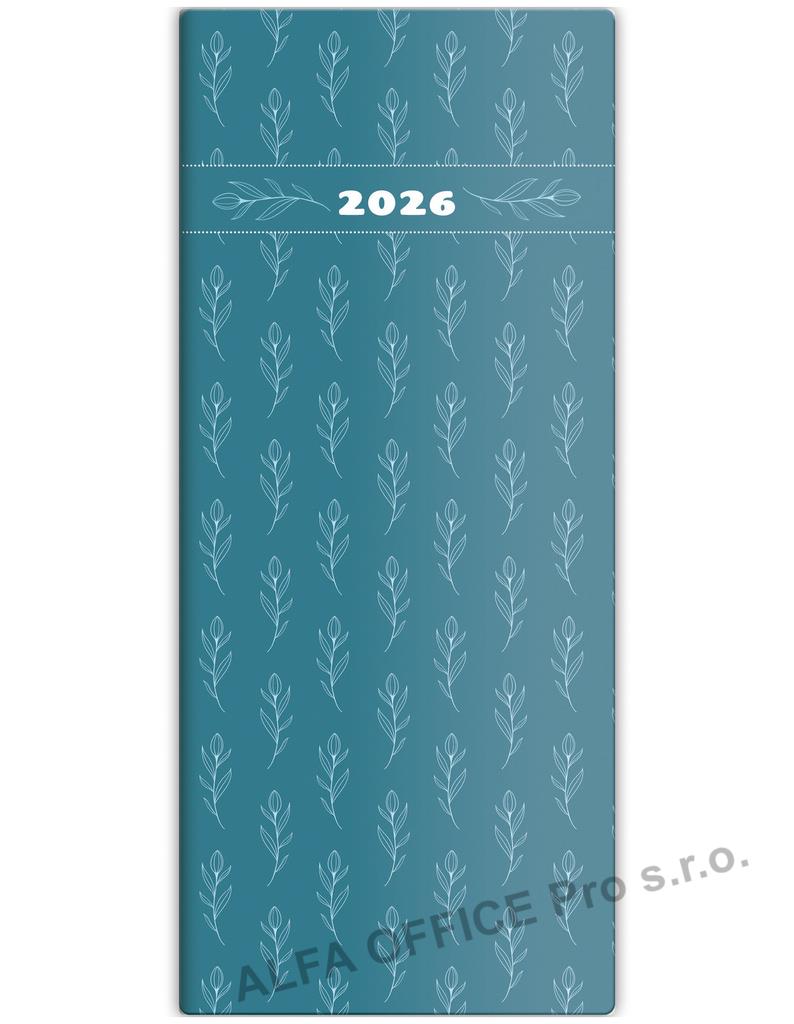 Diář kapesní LAMINO - měsíční / design 2