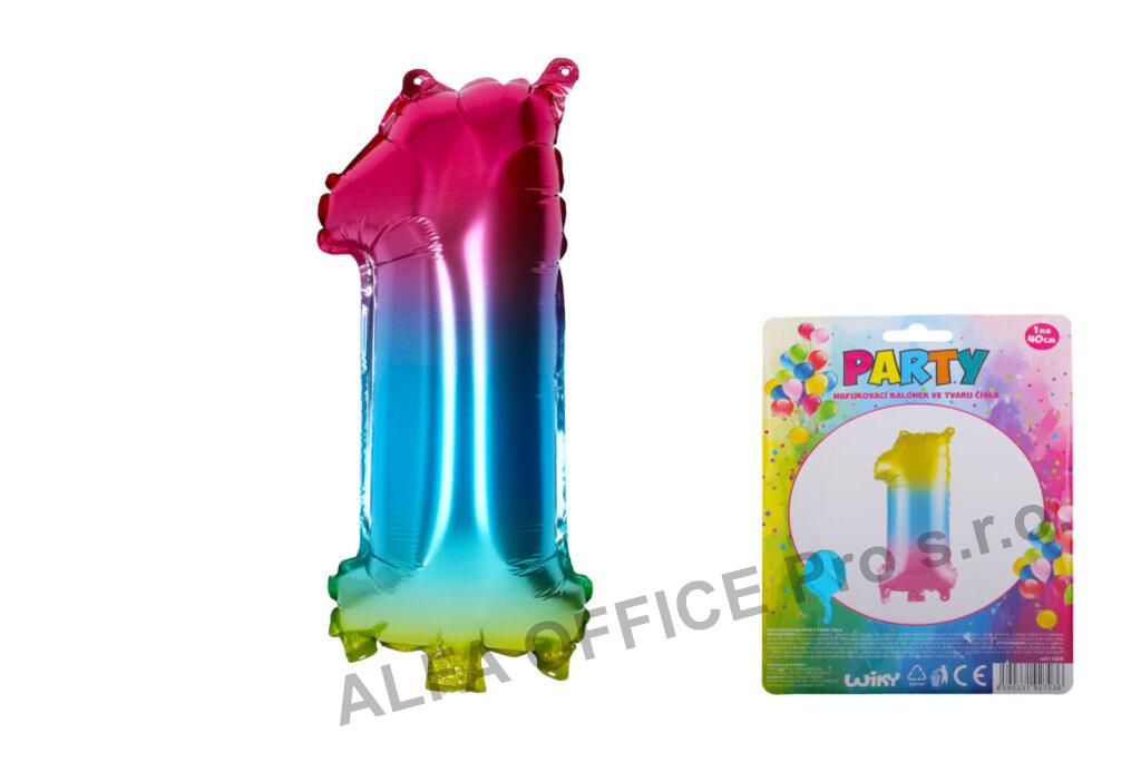 Balónek nafukovací č.1 / duhový