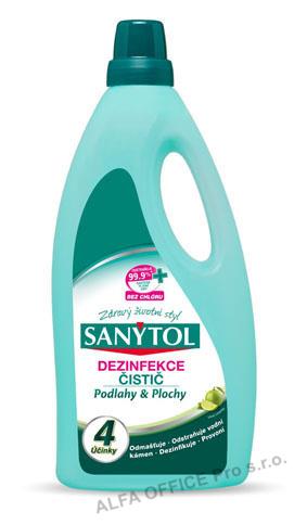 Sanytol univerzální čistič na podlahu 4v1 - 1 l / limetka