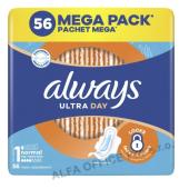 Always Ultra Day Normal dámské vložky - 56 ks