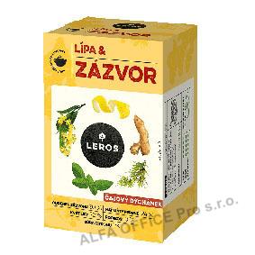 Čaj LEROS Čajový dýchánek - Lípa & zázvor