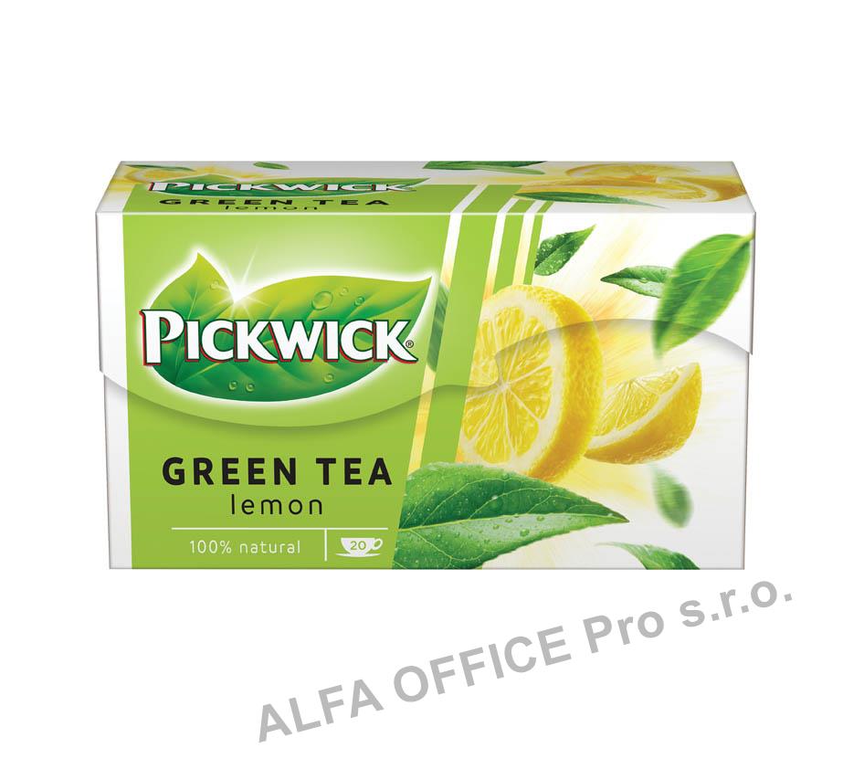 Čaj Pickwick zelený - zelený s citronem