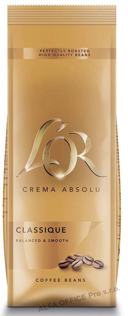 Zrnková káva Lor Crema Absolu Classique / 500 g