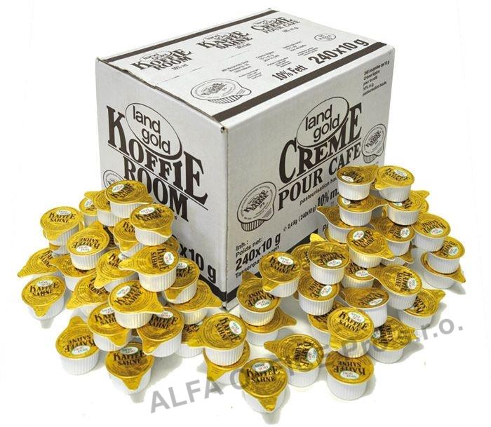 Smetana do kávy porcovaná - 10 g / porcovaná / 240 ks