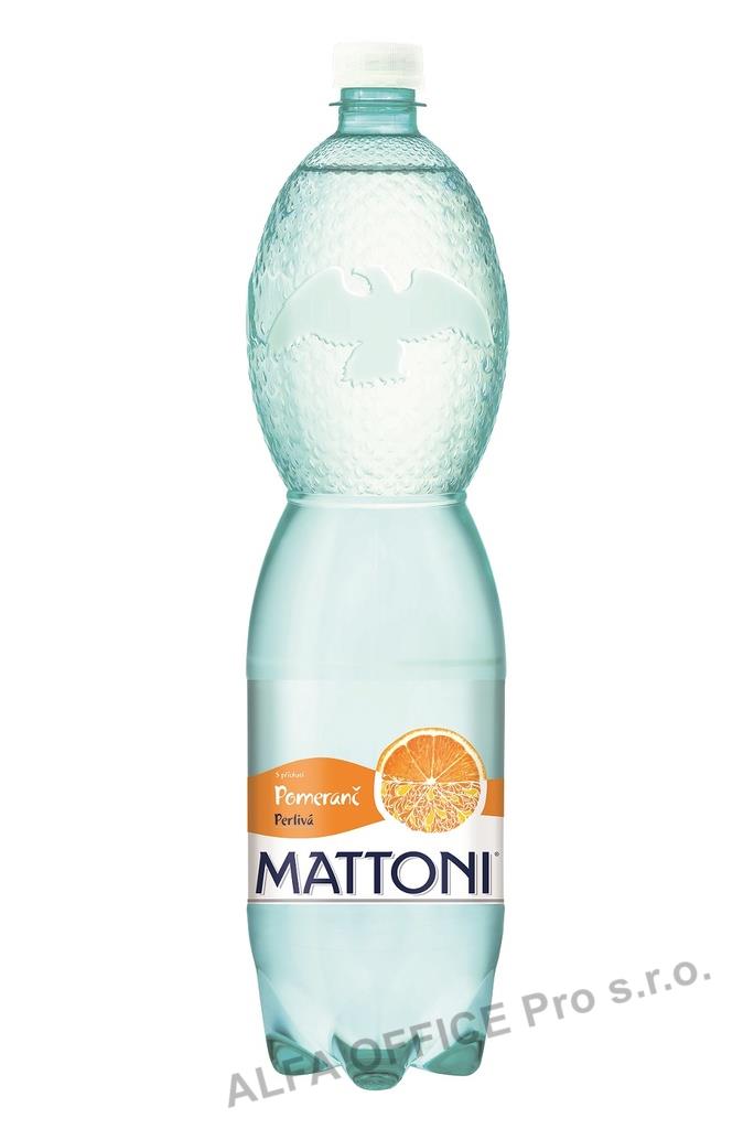 Minerální voda Mattoni pomeranč / 1,5 l