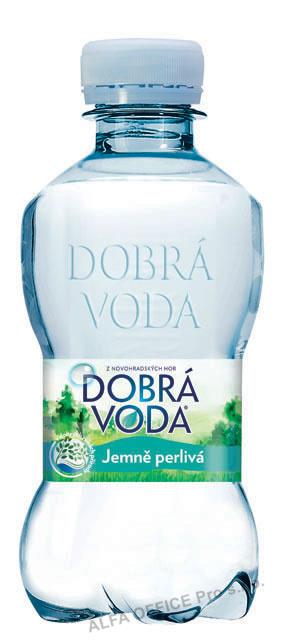 Dobrá voda bez příchutě jemně perlivá 0,25 l