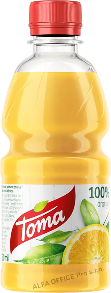 Toma džus pomeranč 50% 0,33 l