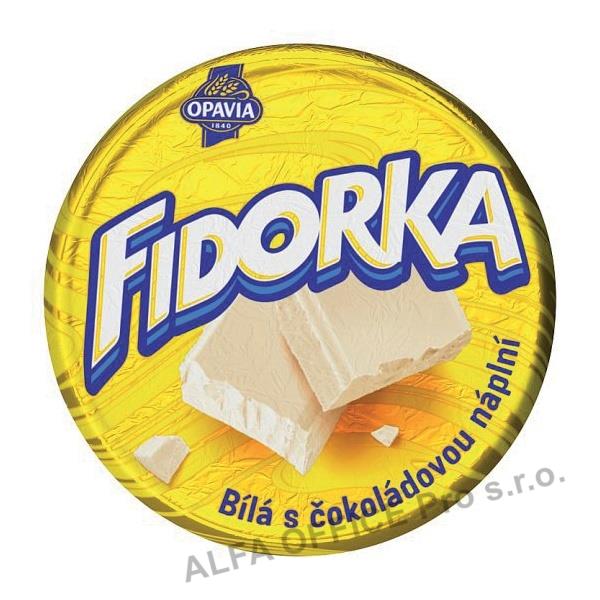 Opavia Fidorka Bílá s čokoládovou náplní, 30g