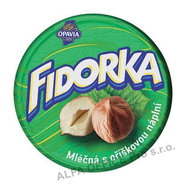 Opavia Fidorka Mléčná s oříškovou náplní, 30g