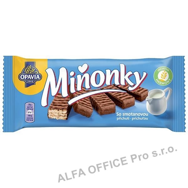 Opavia Miňonky Smetanové oplatky 50g