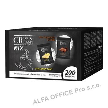 Sušenky ke kávě - citronová a čokoládová příchuť / mix 200ks