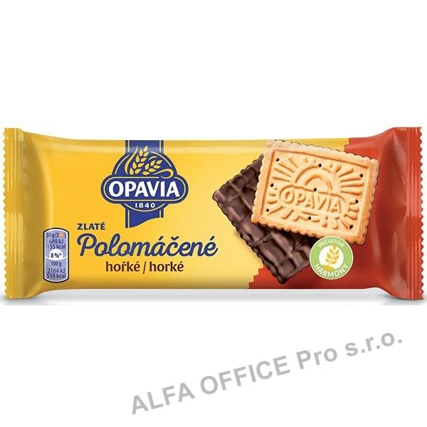 Opavia Zlaté Polomáčené sušenky hořké / 100g