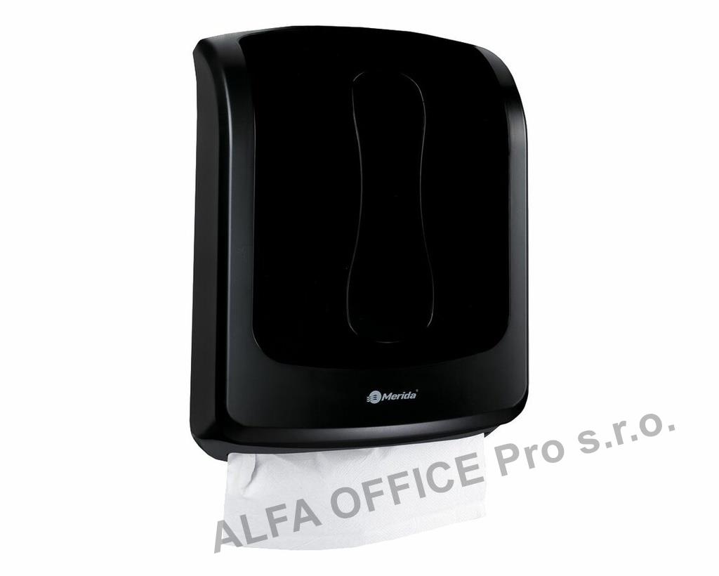 Zásobník na papírové ručníky Merida ONE SLIM MAXI - černý
