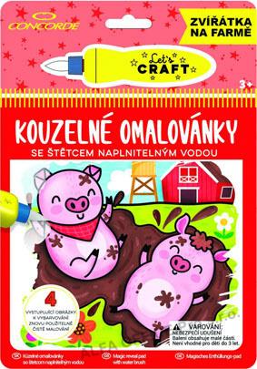 Omalovánky kouzelné CONCORDE - Zvířátka na farmě