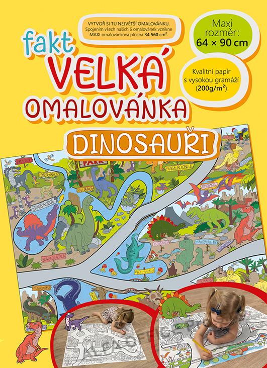 Fakt velká omalovánka Dinosauři