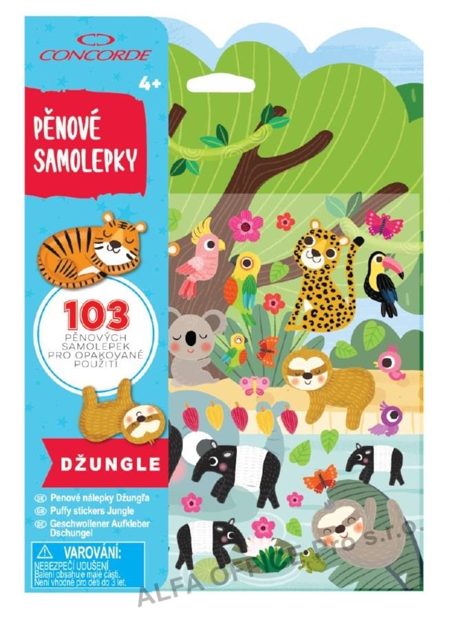 Samolepky pěnové CONCORDE - Džungle