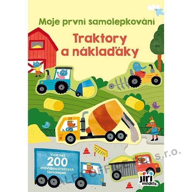 Samolepicí knížka První samolepkování - Traktory a náklaďáky