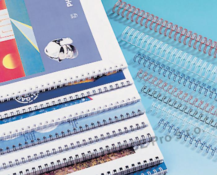 Drátěná vazba - 6,9 mm / bílá / 100 ks