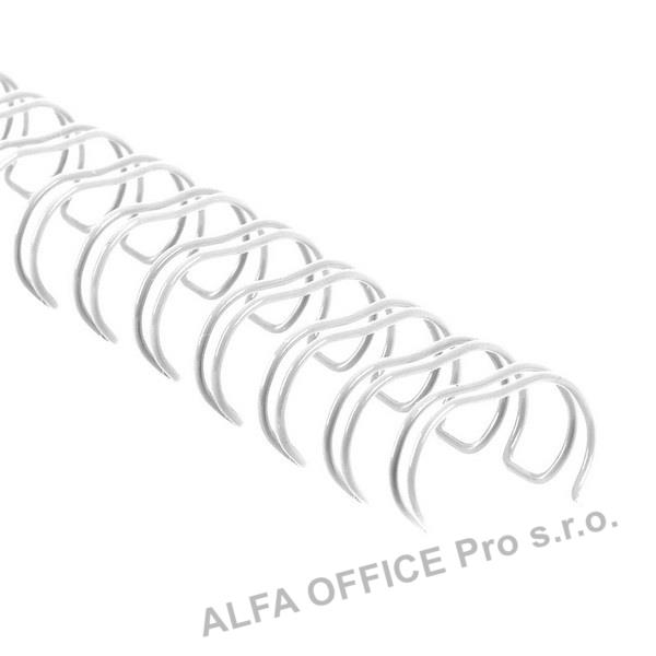 Drátěná vazba - 8 mm / bílá / 100 ks