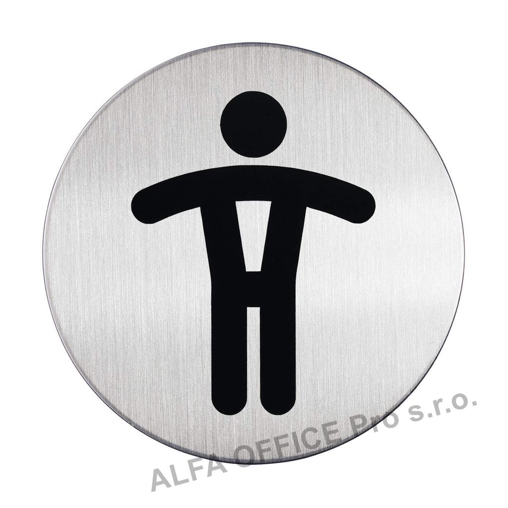 Piktrogram nerez Durable - WC páni / O 83 mm