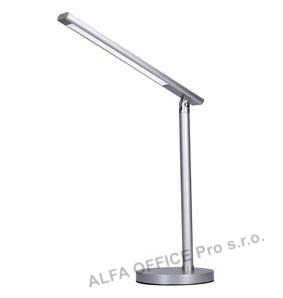 Lampa LED stmívatelná - stříbrná