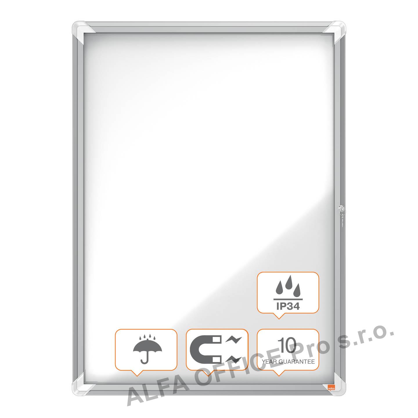 Vitrína Nobo - venkovní / magnetická