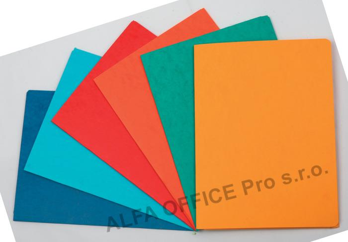 Odkládací mapy prešpánové s chlopněmi - červená