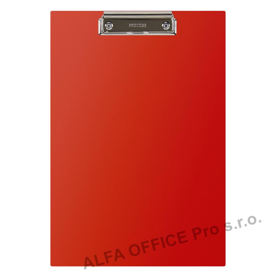 Podložka A4 s klipem lamino - červená