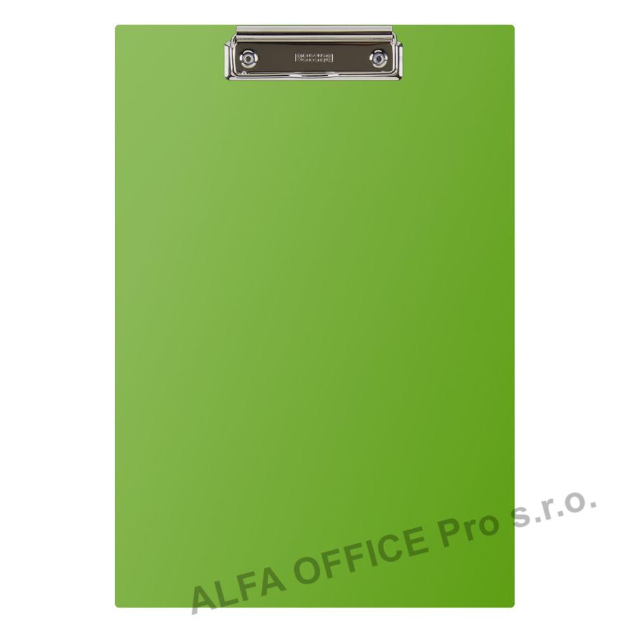 Podložka A4 s klipem lamino - zelená