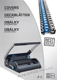 Desky pro kroužkovou vazbu zadní strana - A4 / bílá / 100 ks