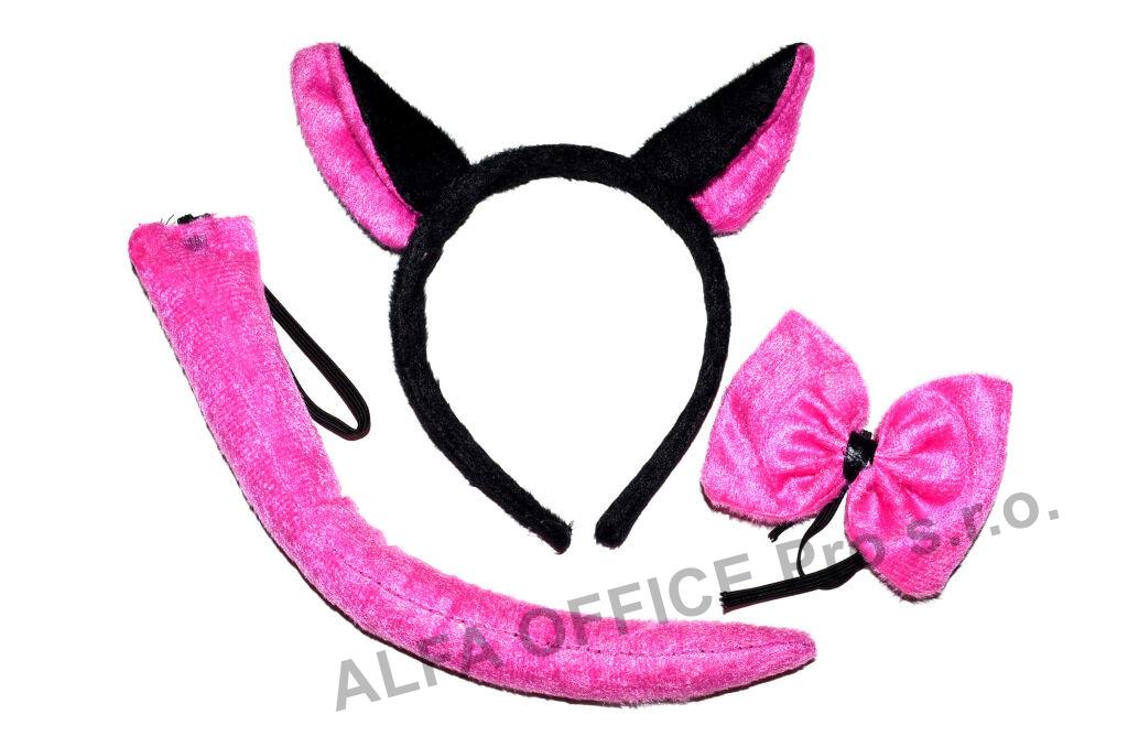 Maska set 3ks - kočka