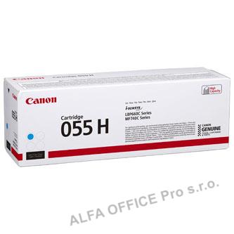 Canon originální toner 055CH, cyan, 5900str., 3019C002, high capacity, Canon MF742Cdw, MF7