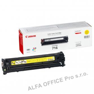Canon originální toner CRG716, yellow, 1500str., 1977B002, Canon LBP-5050, 5050n, MF-8050
