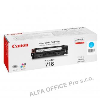 Canon originální toner CRG718, cyan, 2900str., 2661B002, Canon LBP-7200Cdn