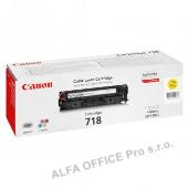 Canon originální toner CRG718, yellow, 2900str., 2659B002, Canon LBP-7200Cdn