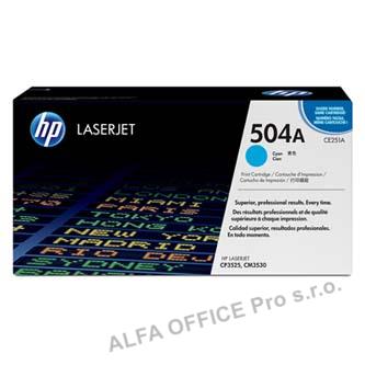 HP originální toner CE251A, cyan, 7000str., HP 504A, HP Color LaserJet CP3525
