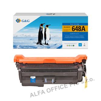  G&G kompatibilní toner s CE261A, cyan, 11000str., NT-CH261FC, HP 648A, pro HP Co 