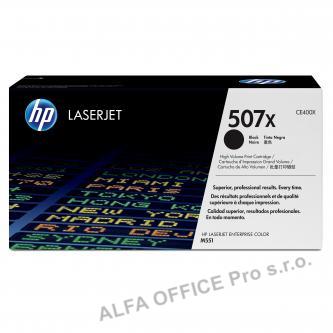 HP originální toner CE400X, black, 11000str., HP 507X, HP LaserJet Enterprise 500 color M5