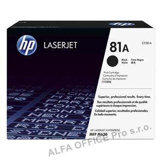 HP originální toner CF281A, black, 10500str., HP 81A, HP LaserJet Enterprise Flow M630z, M