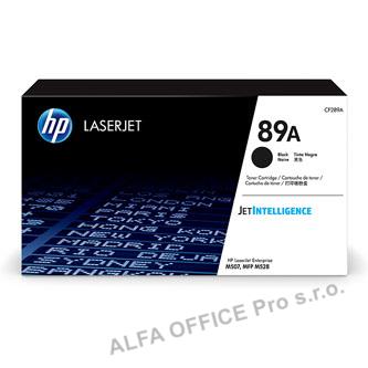 HP originální toner CF289A, black, 5000str., HP 89A, HP LaserJet Enterprise M507, MFP M528