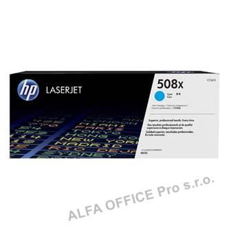 HP originální toner CF361X, cyan, 9500str., HP 508X, high capacity, HP Color LaserJet Ente