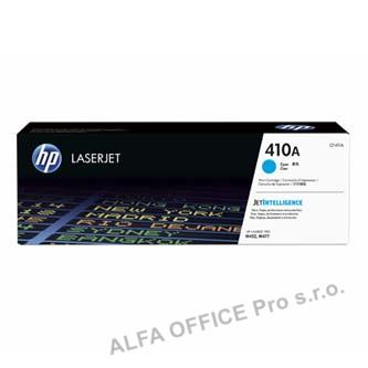HP originální toner CF411A, cyan, 2300str., HP 410A, HP LJ Pro M452, LJ Pro MFP M477, 600g