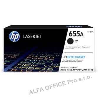 HP originální toner CF450A, black, 12500str., HP 655A, HP Color LJ Enterprise Flow MFP M68