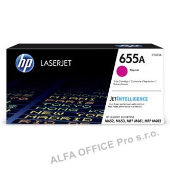 HP originální toner CF453A, magenta, 10500str., HP 655A, HP Color LaserJet Enterprise M652