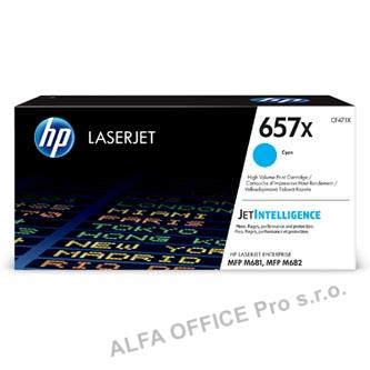 HP originální toner CF471X, cyan, 23000str., HP 657X, high yield, HP LaserJet Enterprise M