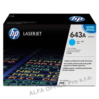 HP originální toner Q5951A, cyan, 10000str., HP 643A, HP Color LaserJet 4700, n, dn, dtn, 