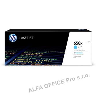  HP originální toner W2001X, cyan, 28000str., HP 658X, high capacity, HP Color La 